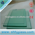 Haojing high quality clear, colored float glass tinted frameless glass window design